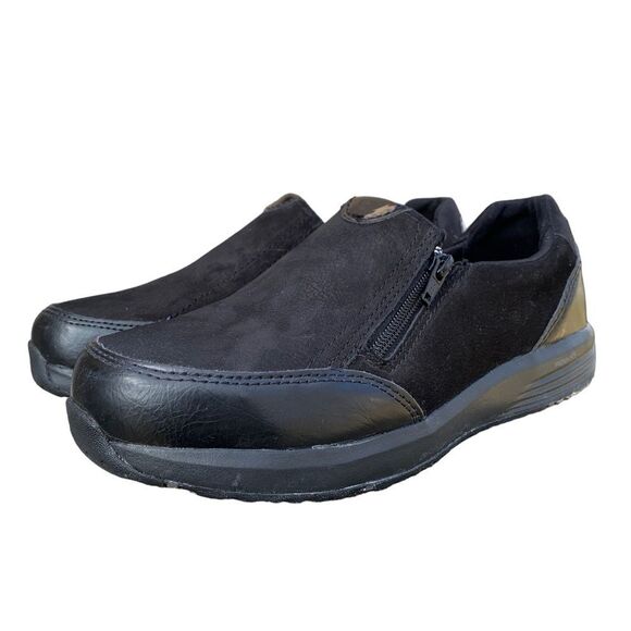 ROCKPORT Black Slip on Shoes Work Size 8.5 Shock Absorbing Slip Resistant - 8.5 - Picture 1 of 13